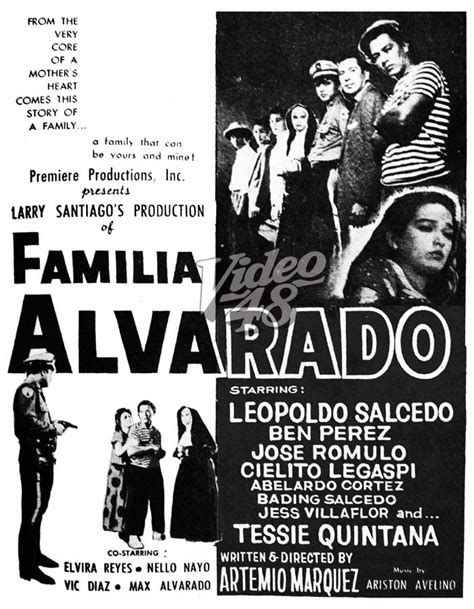 Familia Alvarado (1957) film online,Artemio Marquez,Leopoldo Salcedo,Tessie Quintana,Ben Perez,Jose Romulo